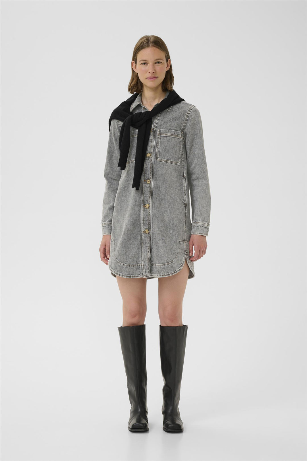 Nanasiw Denim Dress