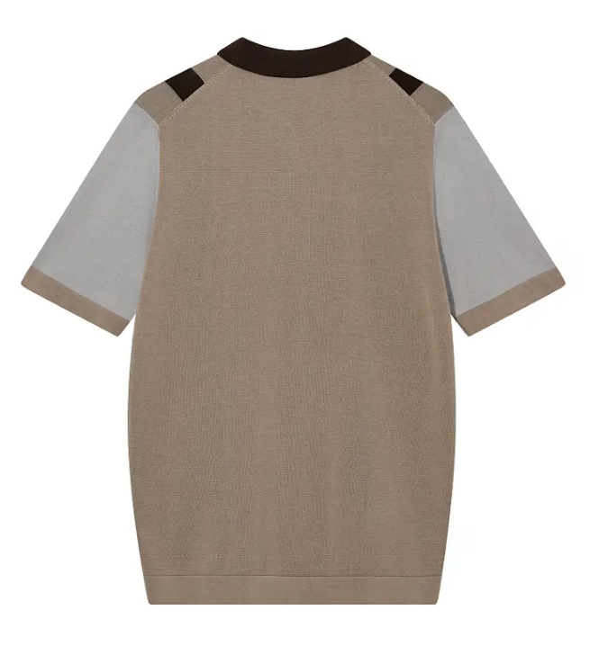 MMGJustin Zip SS Knit Polo