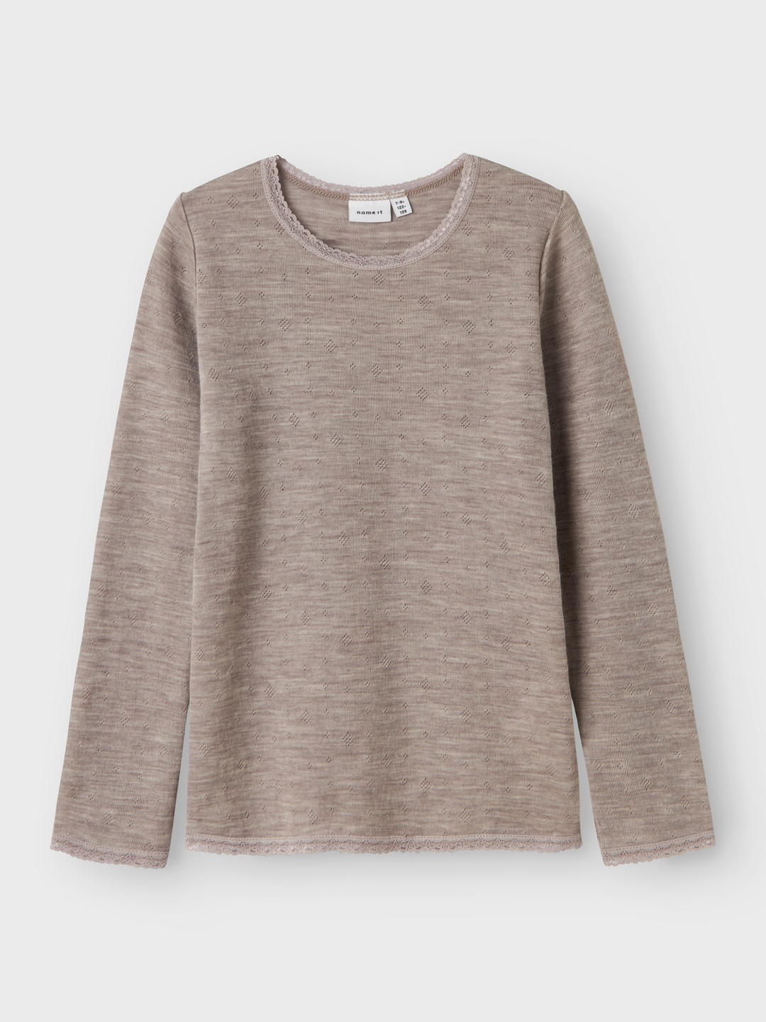 NKFWANG WOOL NEEDLE LS TOP