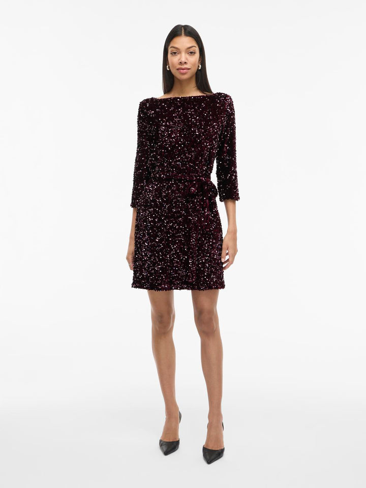 Vifaith Boatneck 3/4 Dress/r
