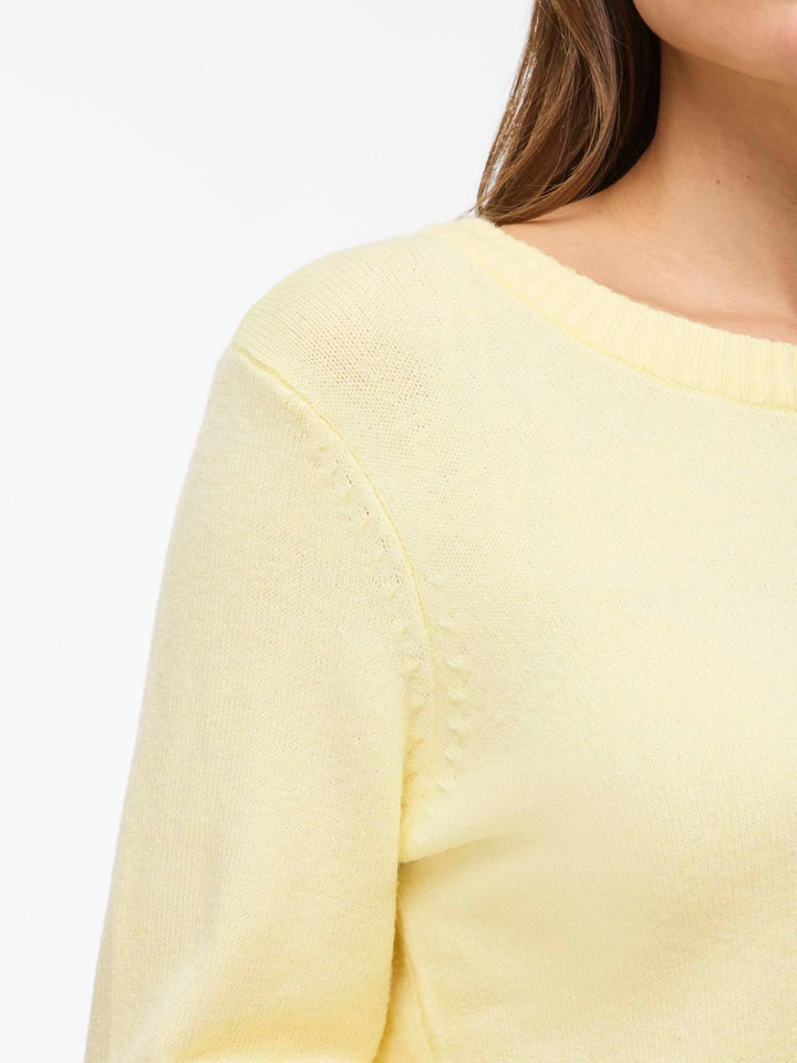 Viril O-Neck L/s  Knit Top - Noos