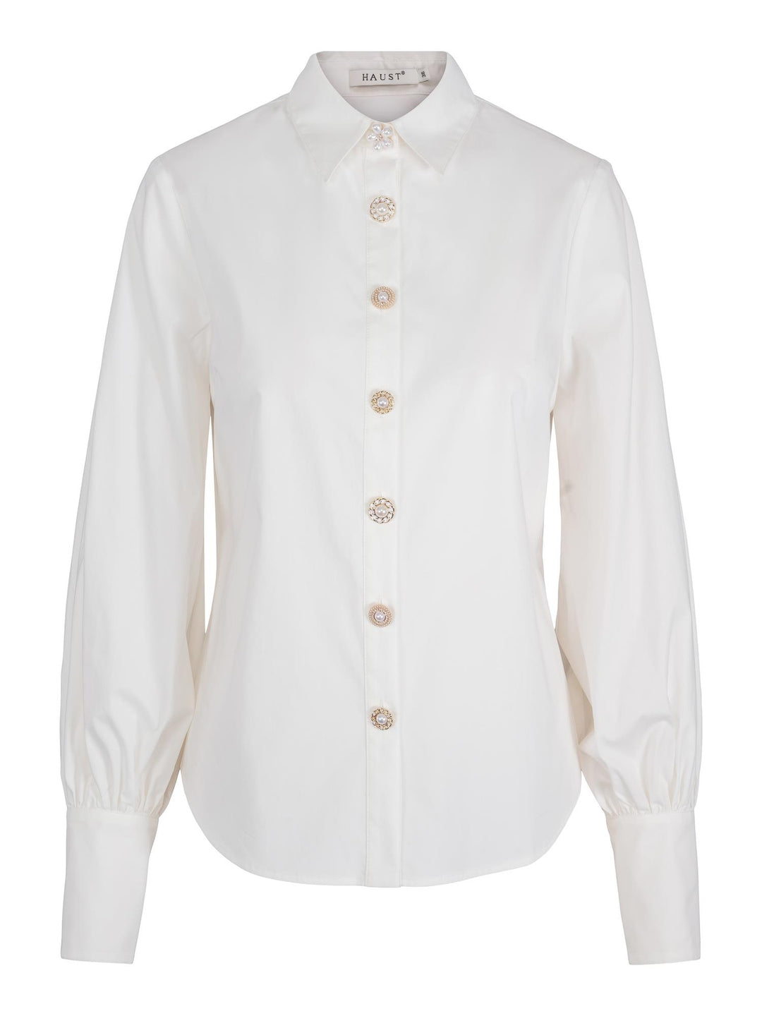 Button stretch blouse