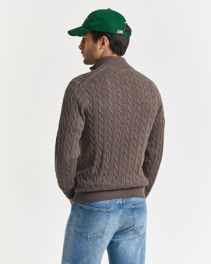 Kabelstrikket Genser Med Half-Zip