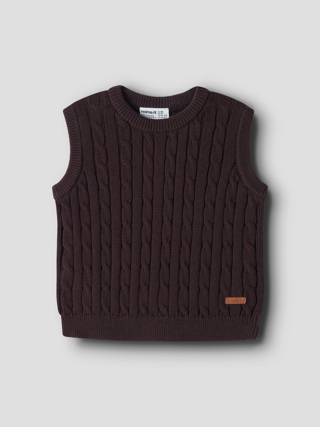 NMMRAFFAT STRIKKET VEST