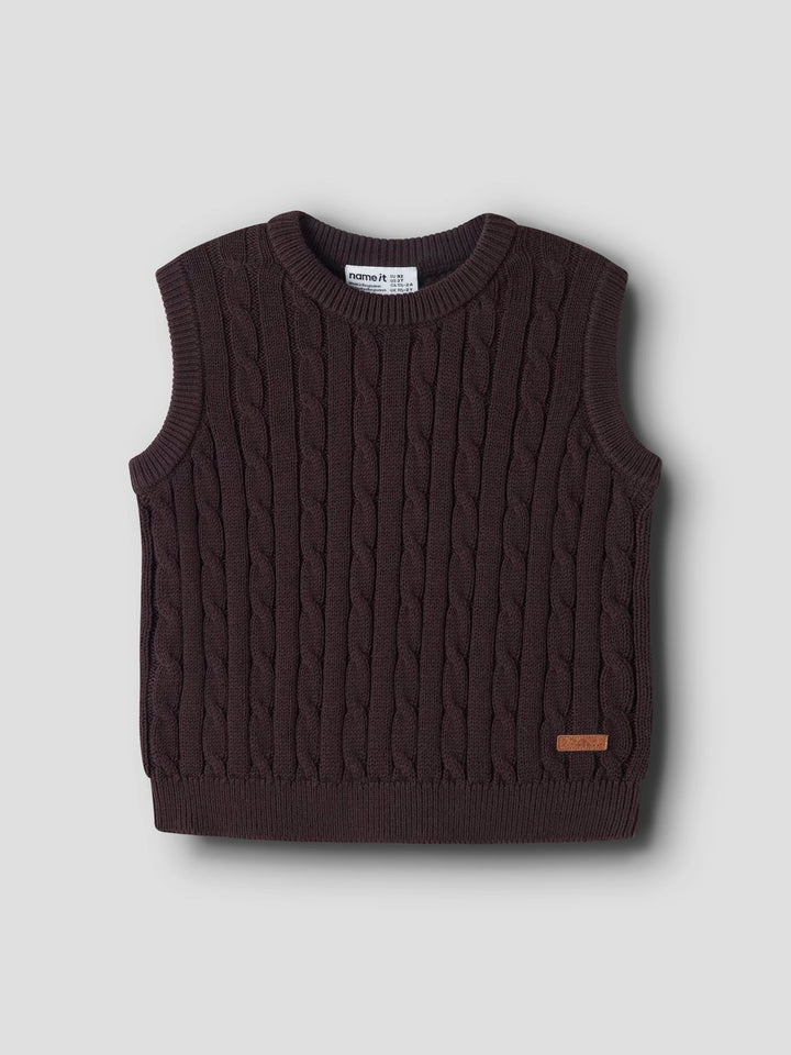 NMMRAFFAT STRIKKET VEST