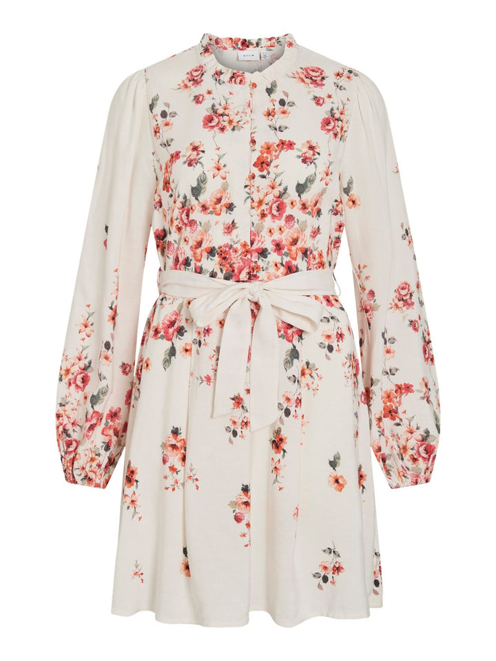 Vielma Bai O-Neck L/s Short Dress/ln/1