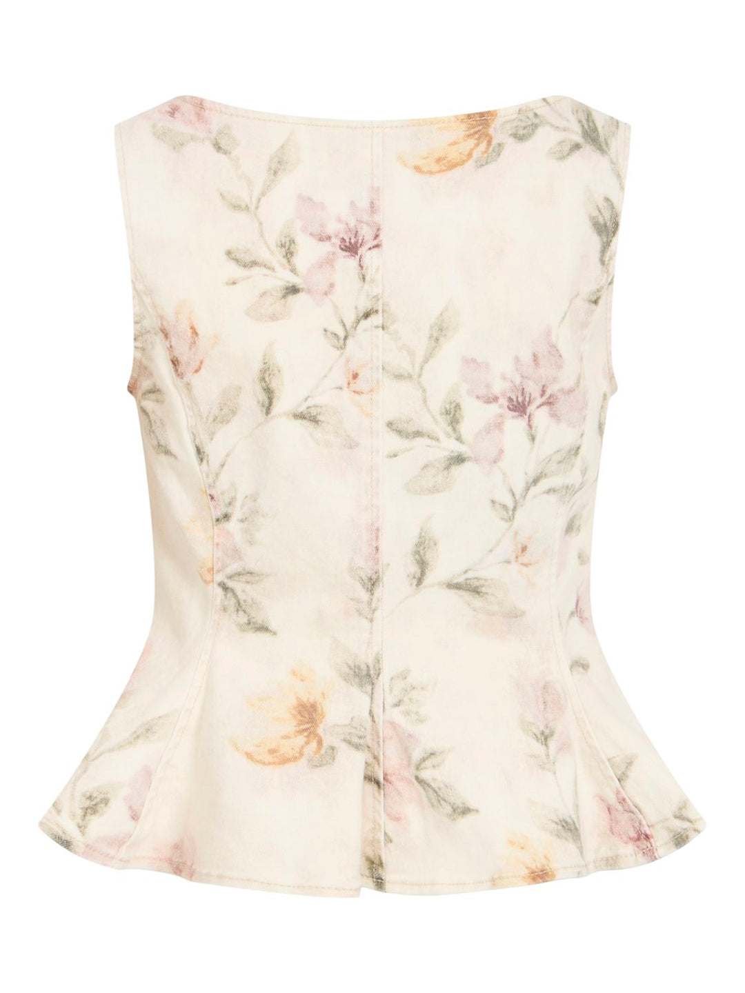 Vichia S/l Peplum Top