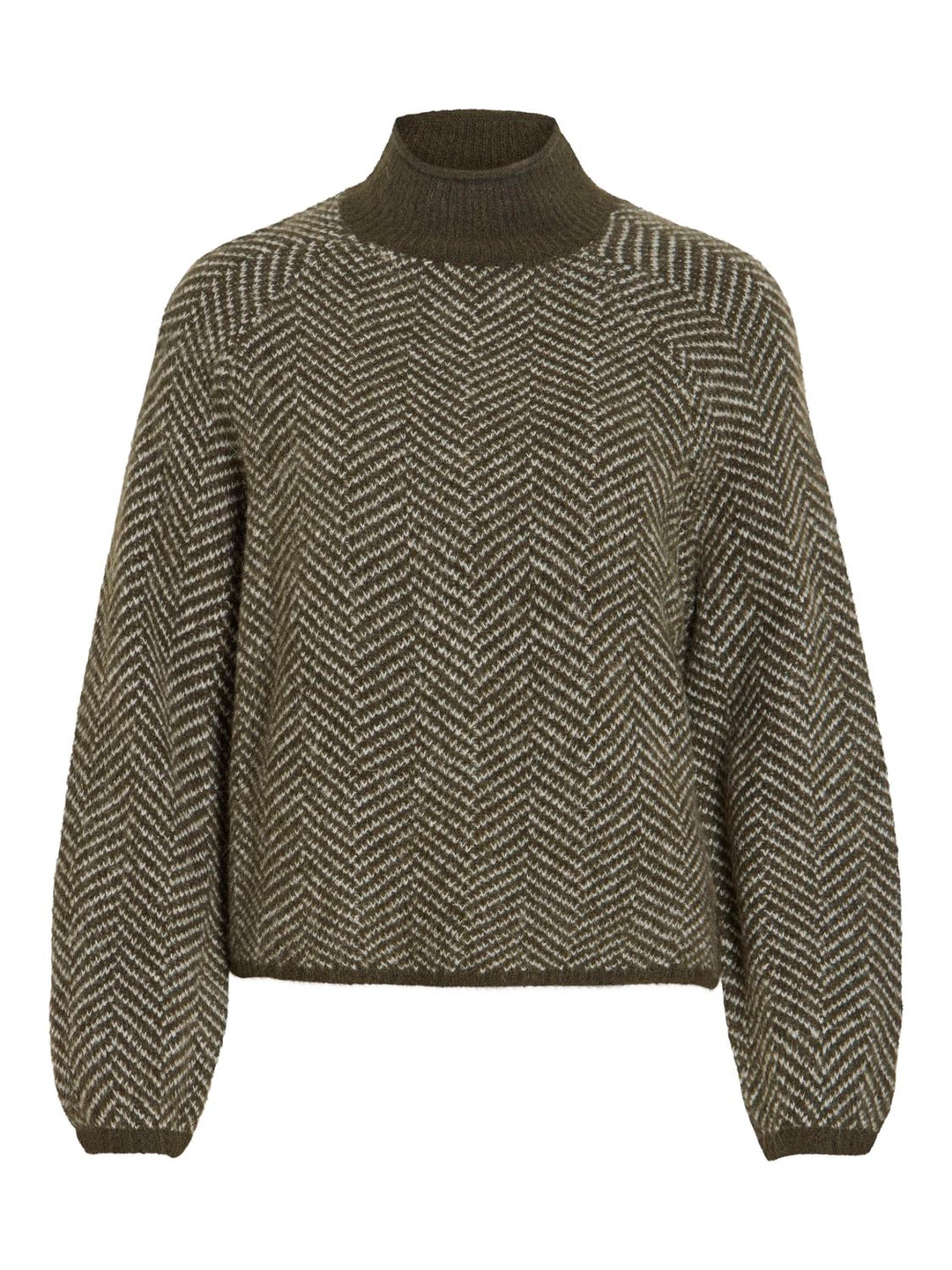 Vilory High Neck L/s Knit Top - Noos