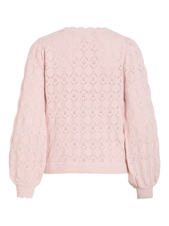 Vilowen L/s O-Neck Knit Cardigan/pb/r/1