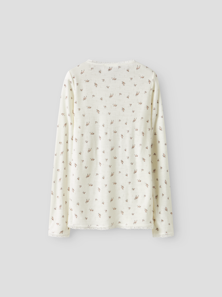 NKFWANG WOOL NEEDLE LS TOP