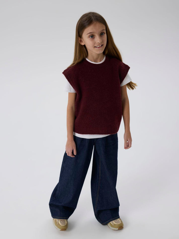 NKFONEIFYLY STRIKKET VEST