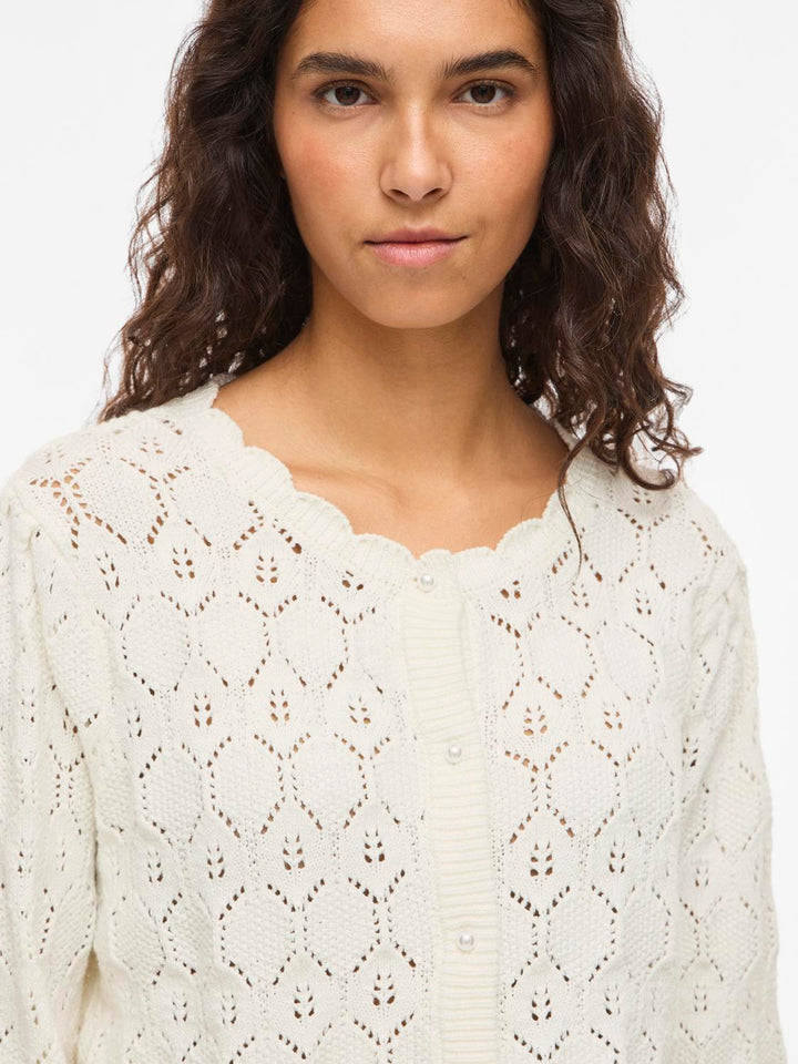 Vilowen L/s O-Neck Knit Cardigan/pb/r/1