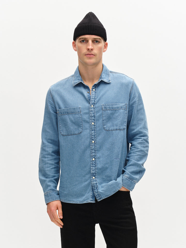 Sven Reg Denim Ls