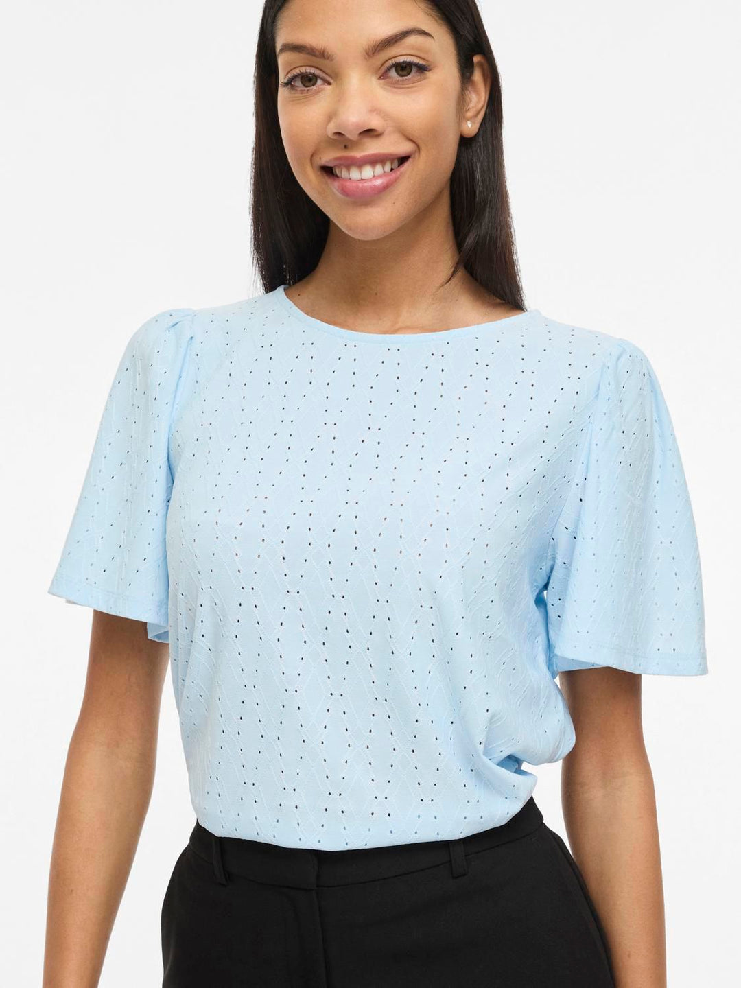 Vibelli O-Neck S/s Top - Noos