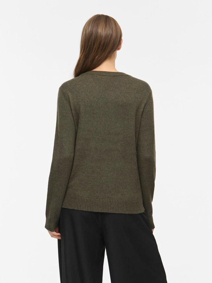Viril O-Neck L/s  Knit Top - Noos