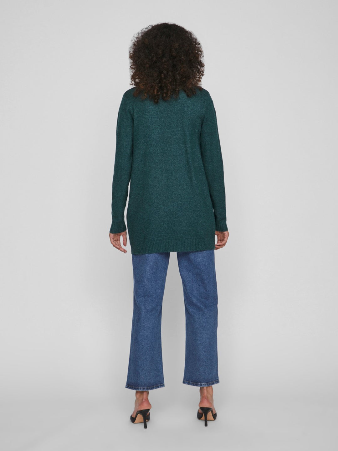 Virill L/S open knit cardigan
