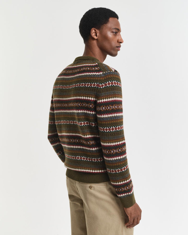Fair Isle C-Neck