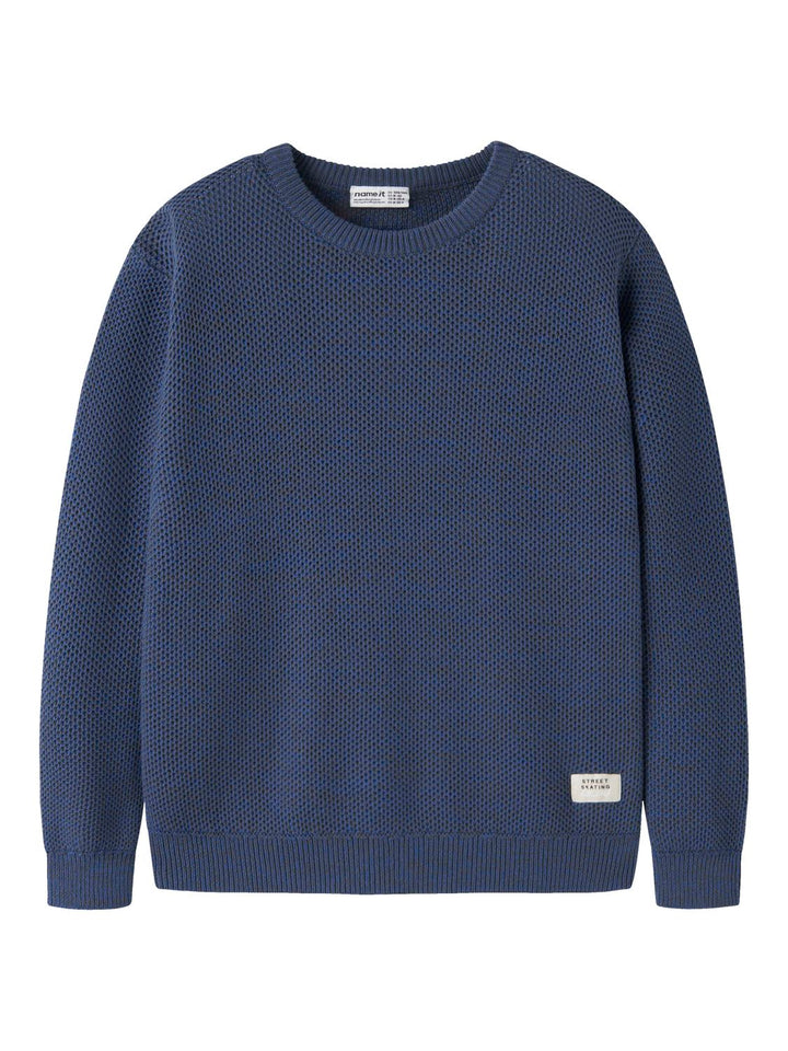 NKMNELS LS LOOSE KNIT