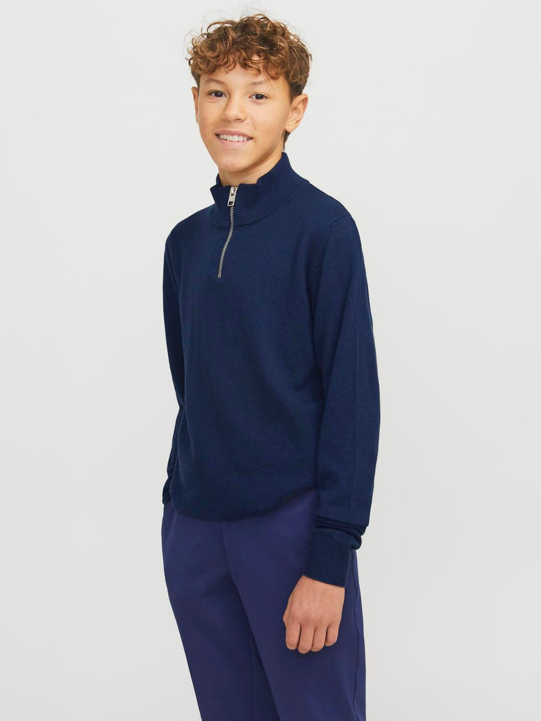 JJEEMIL KNIT HALF ZIP NOOS