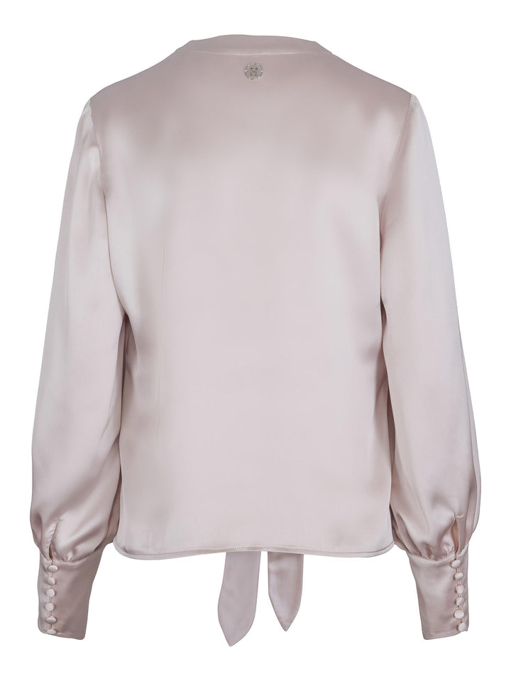 Front tie blouse