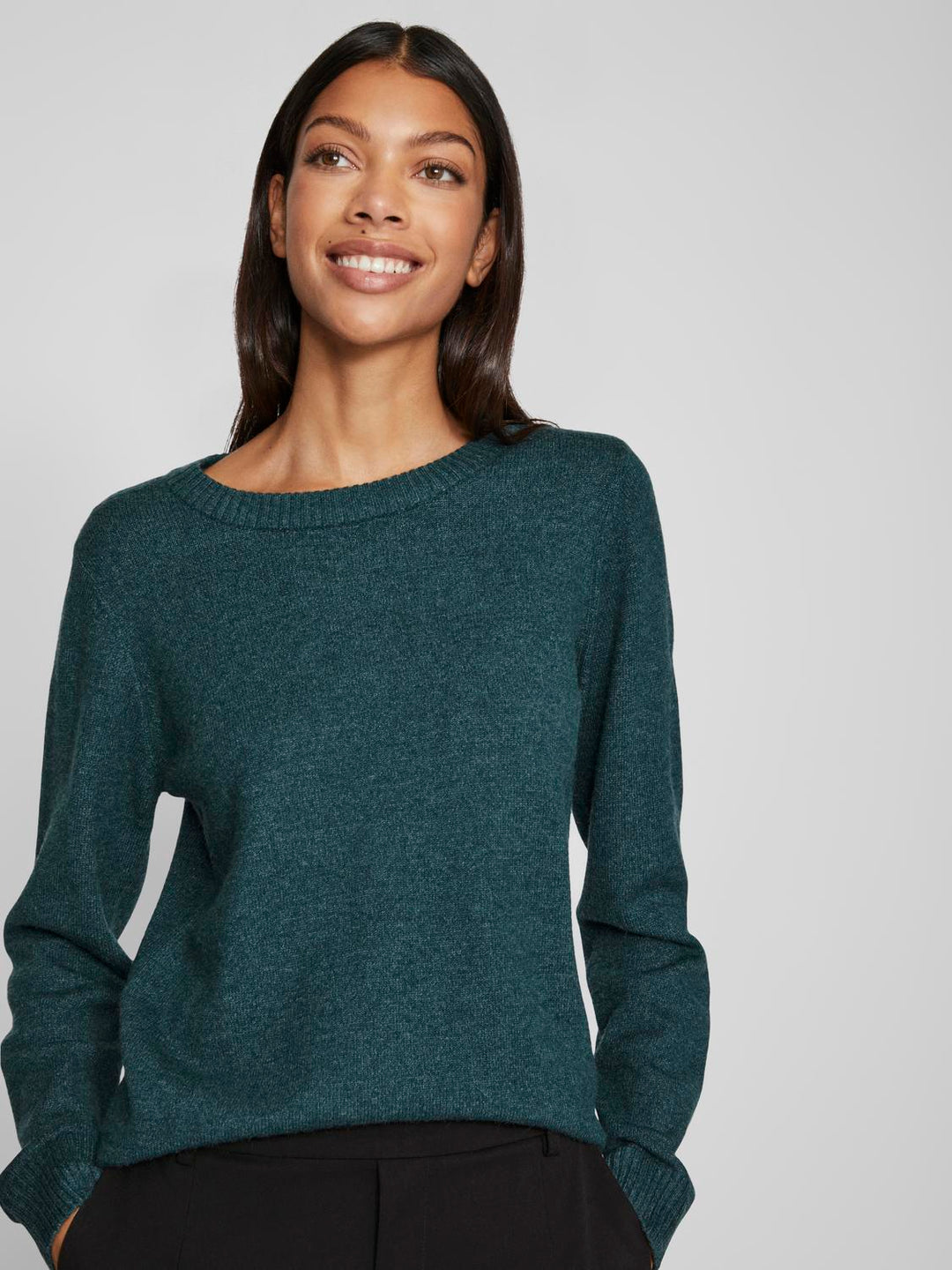 Viril O-Neck L/s  Knit Top - Noos