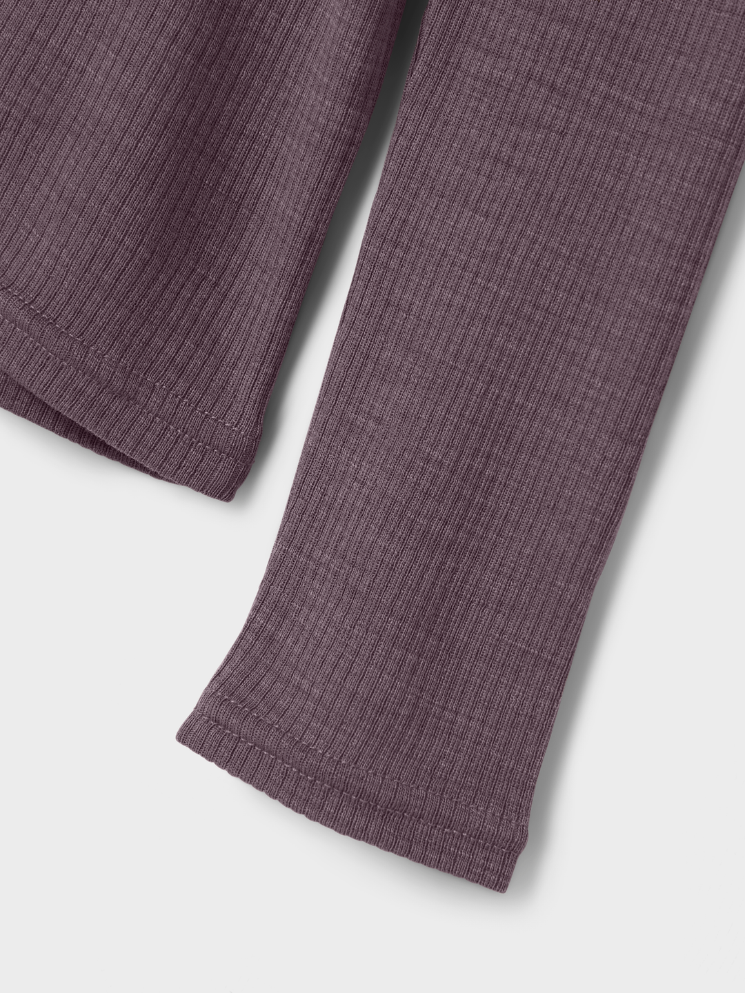 NKNWAX WOOL RIB LS TOP