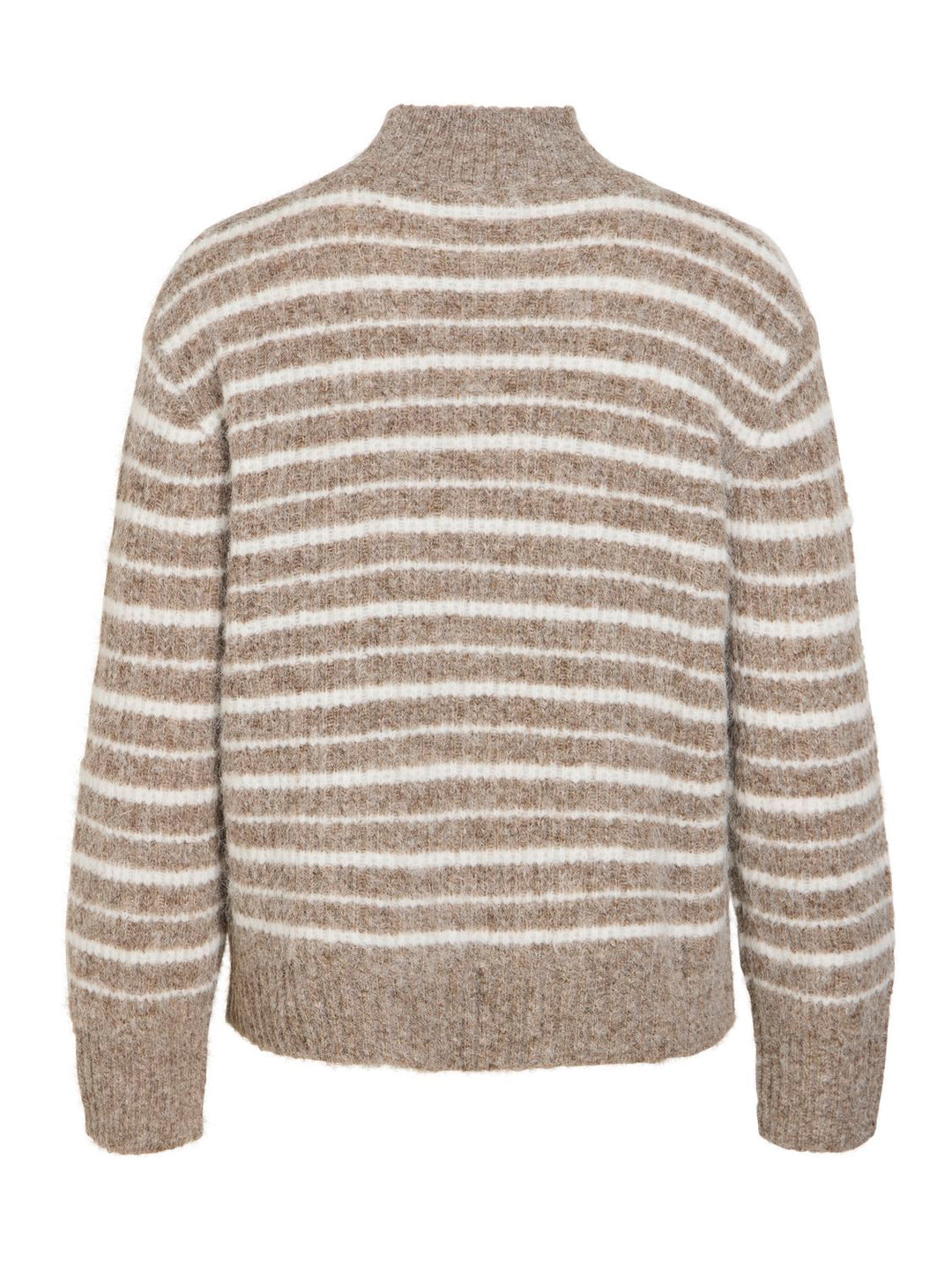Vimeja Highneck L/s Stripe Knit Top/pb