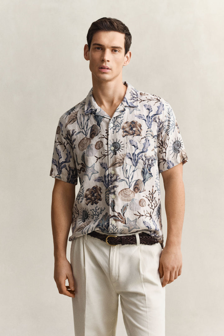Reg Aop Camp Collar Shirt