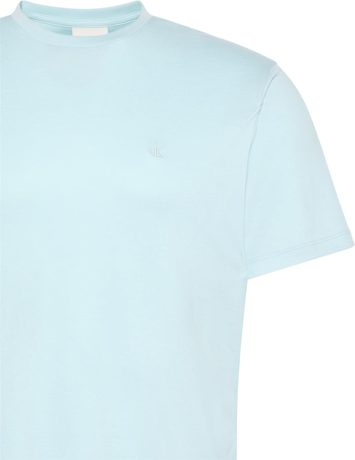Ss Supima Chest Emb Crewneck Tee