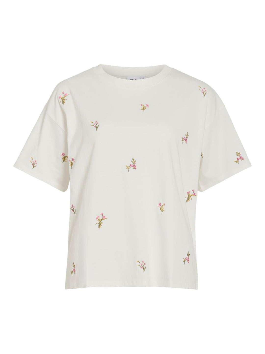 Vimonie Emb O-Neck S/s/rn