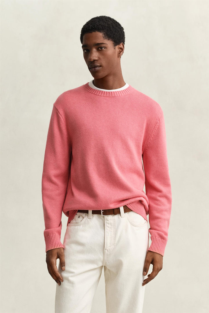 Cotton Blend C-Neck