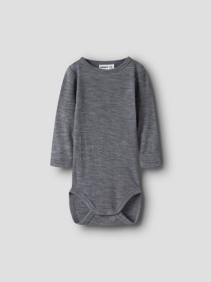 NBNWAX WOOL RIB LS BODY NOOS