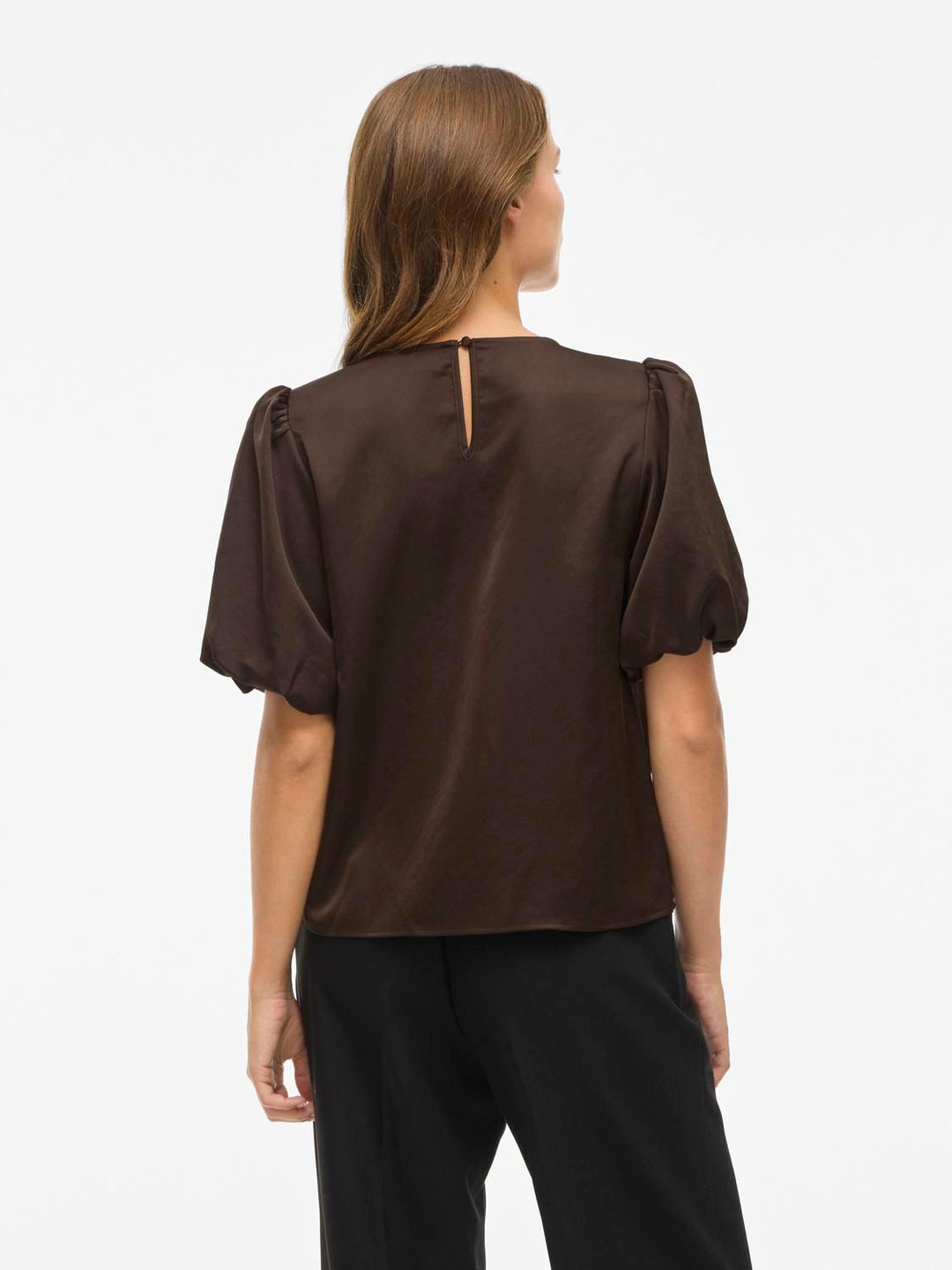 Viellette 2/4 Satin Puff Top - Noos