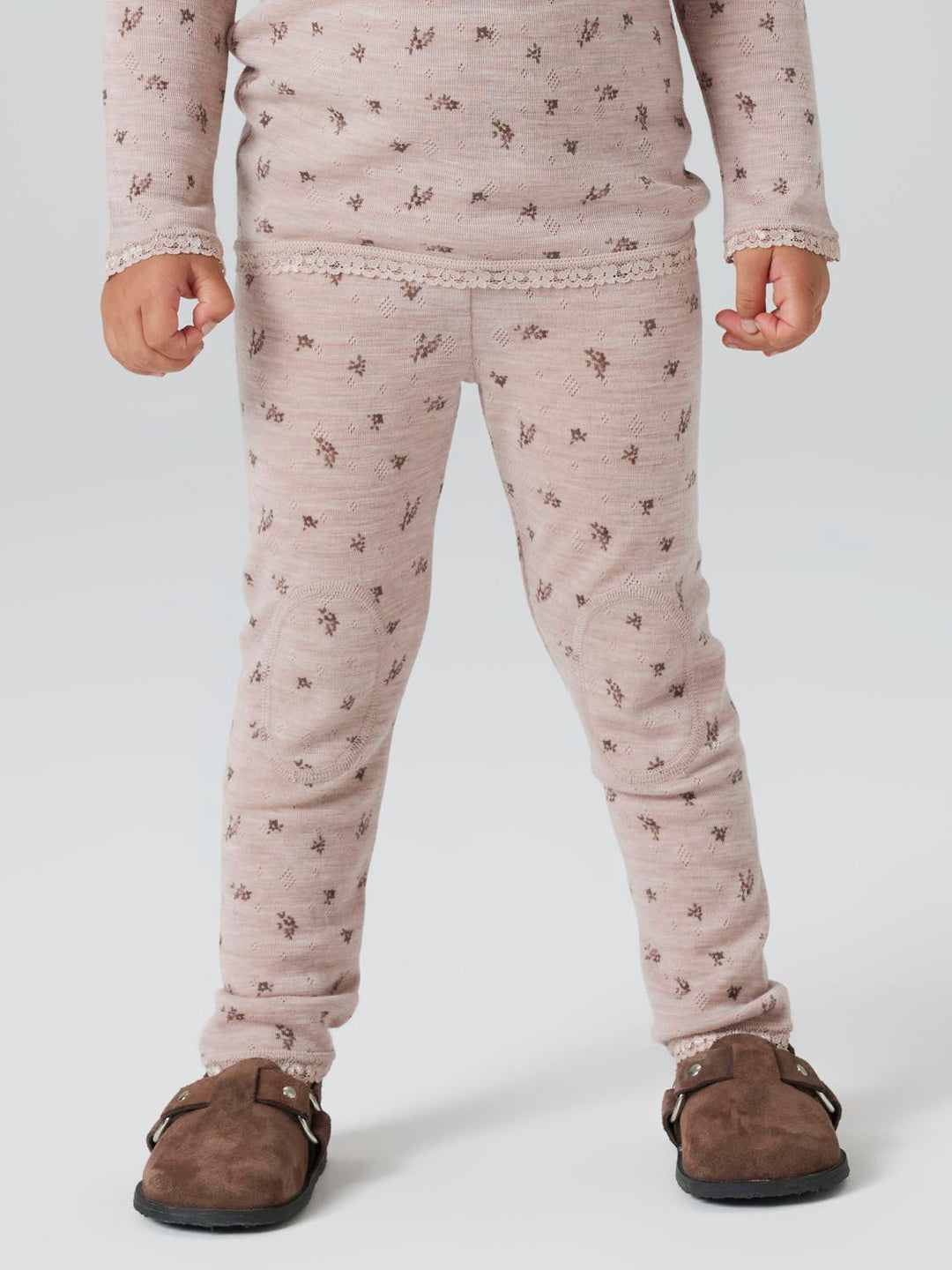 NMFWANG WOOL NEEDLE LEGGING NOOS