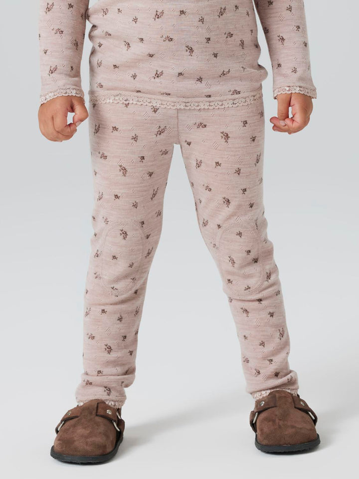 NMFWANG WOOL NEEDLE LEGGING NOOS