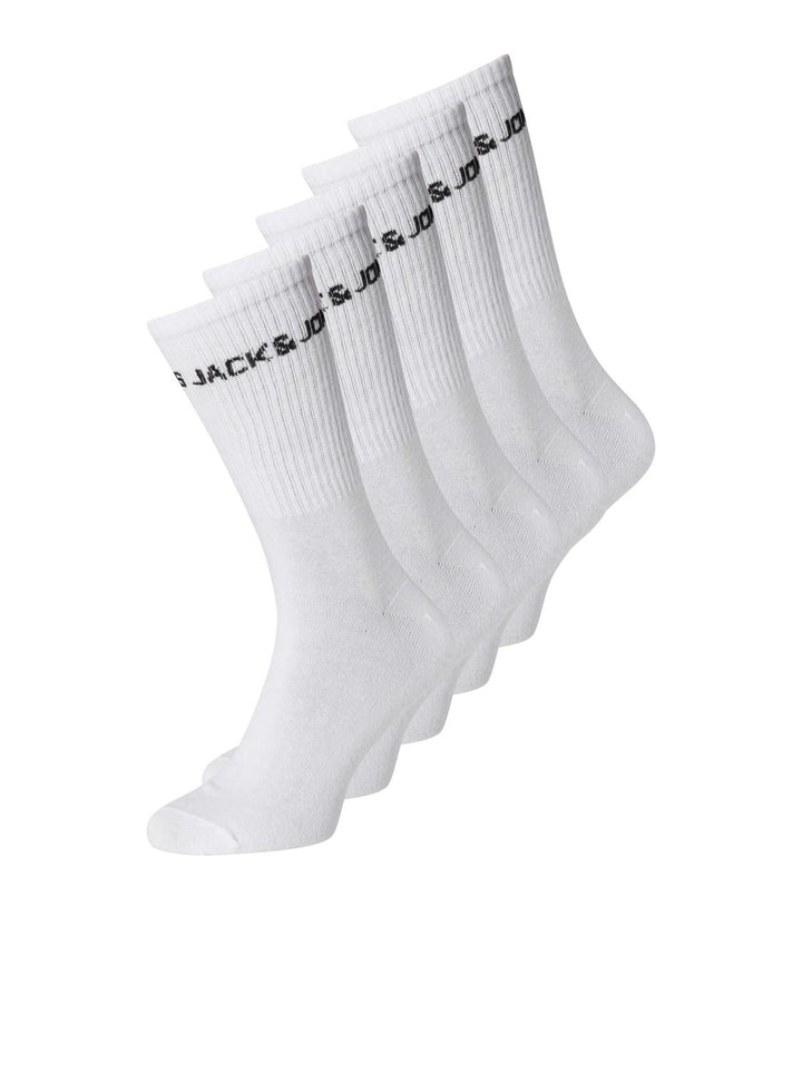 JACBASIC LOGO TENNISSOCK 5 PACK NOOS