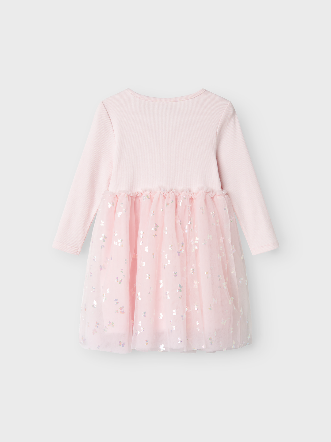 NMFDUBUTTERFLY LS DRESS