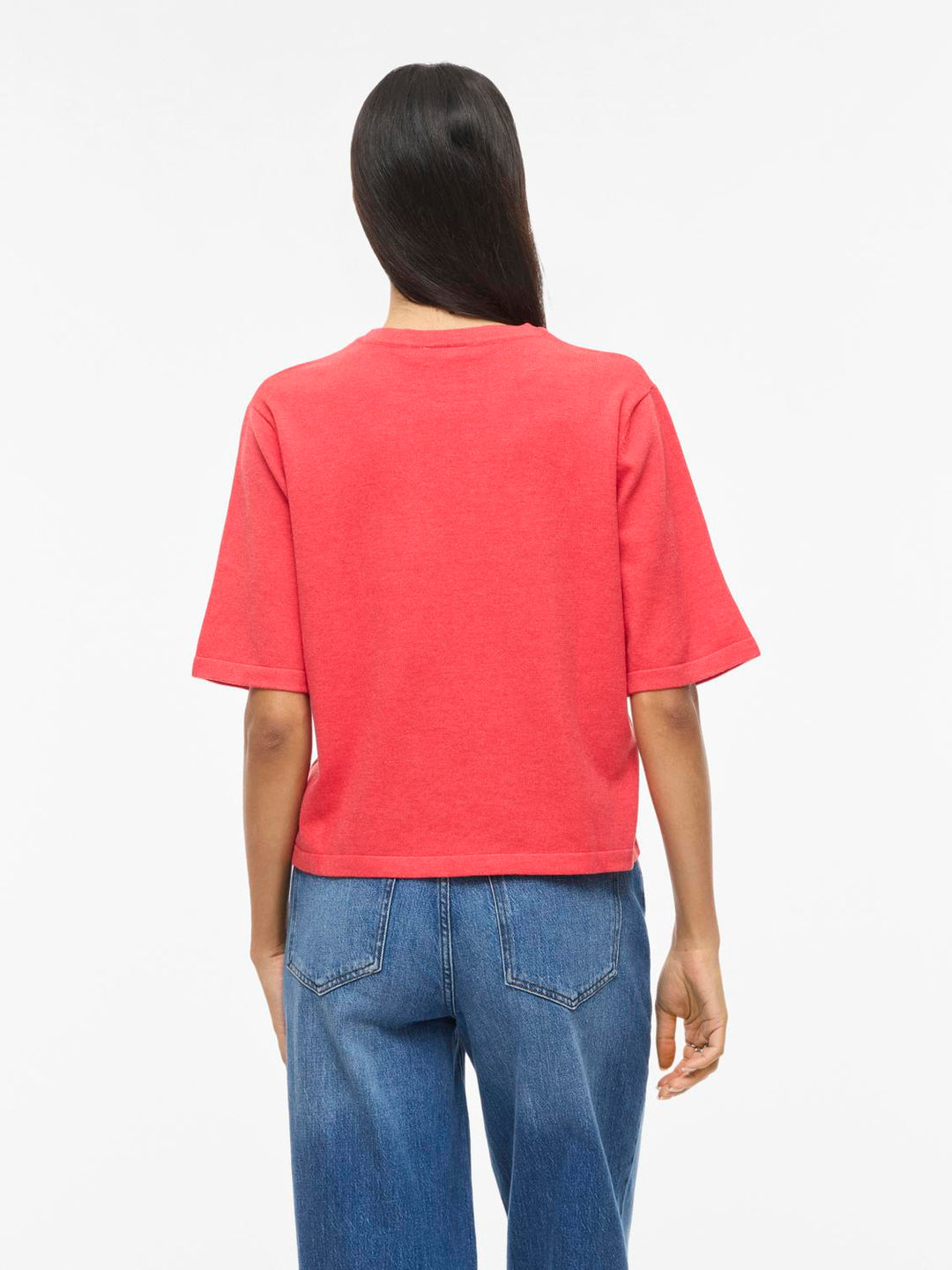 Vimalu O-Neck 2/4 Knit Top-Noos