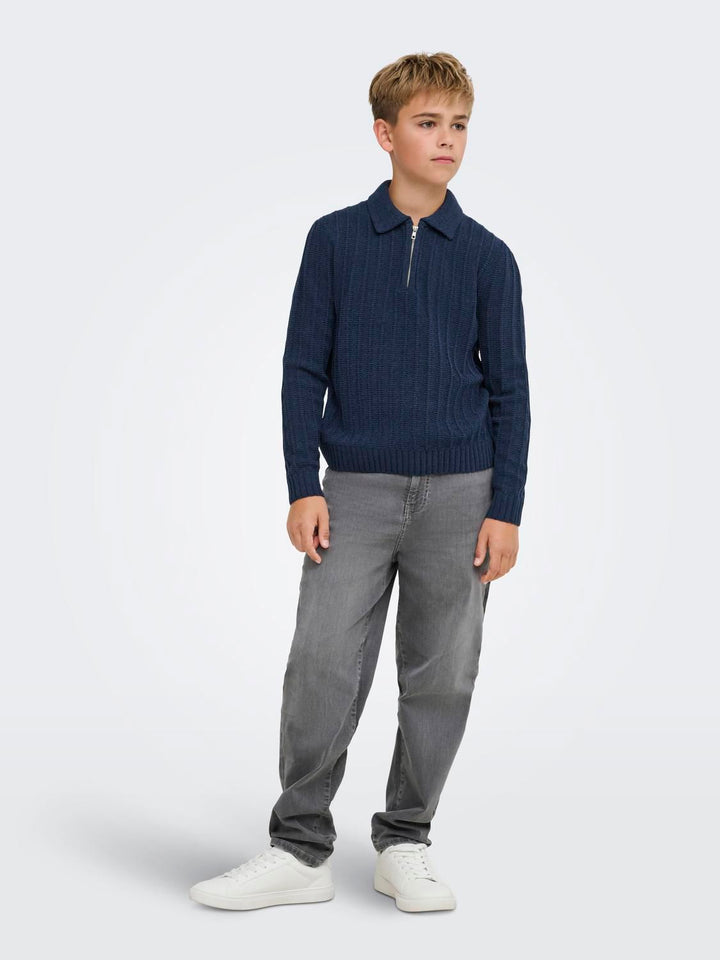 OSJEMIL ZIP POLO KNIT
