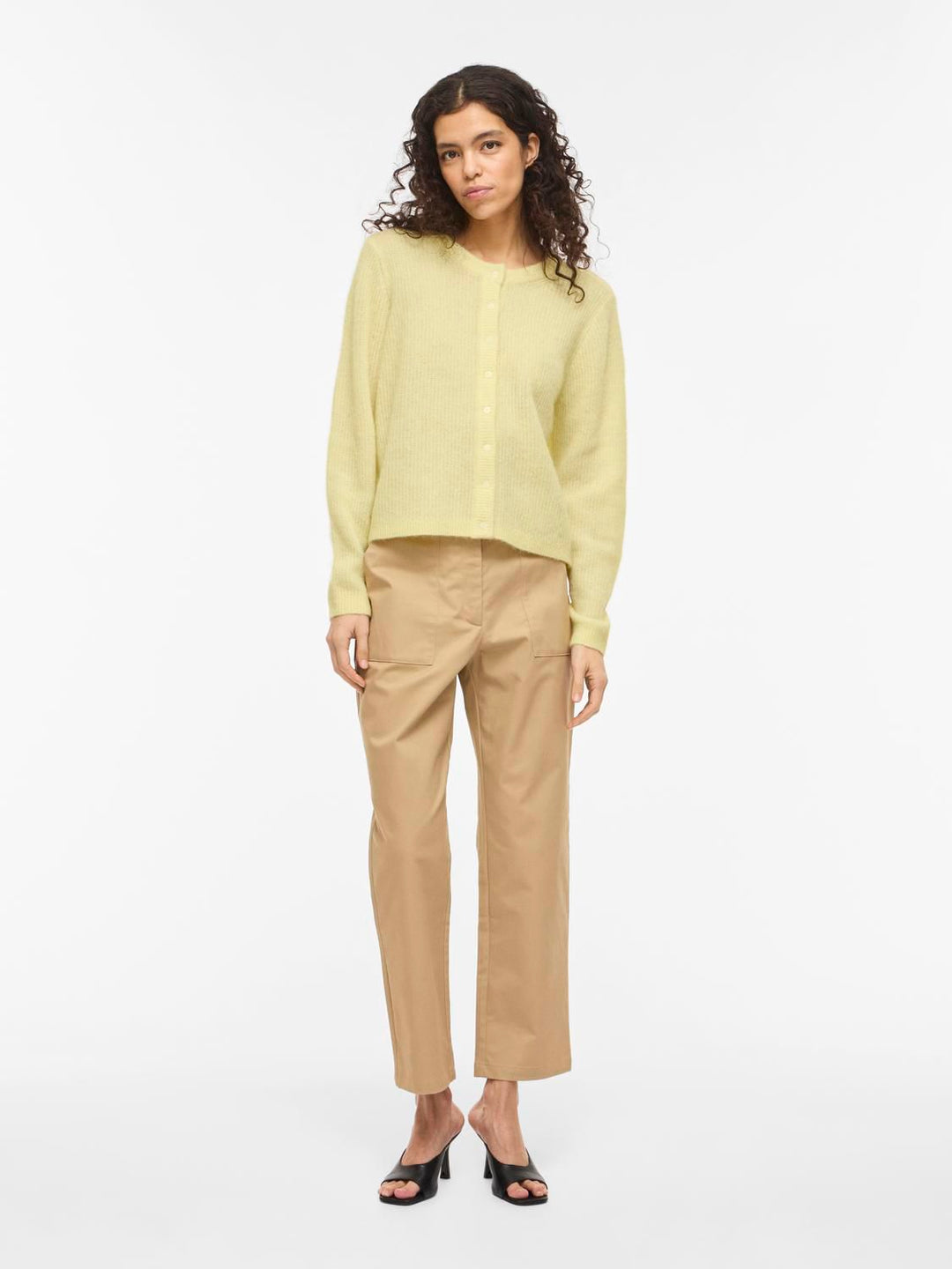 Vilory O-Neck L/s Knit Cardigan-Noos