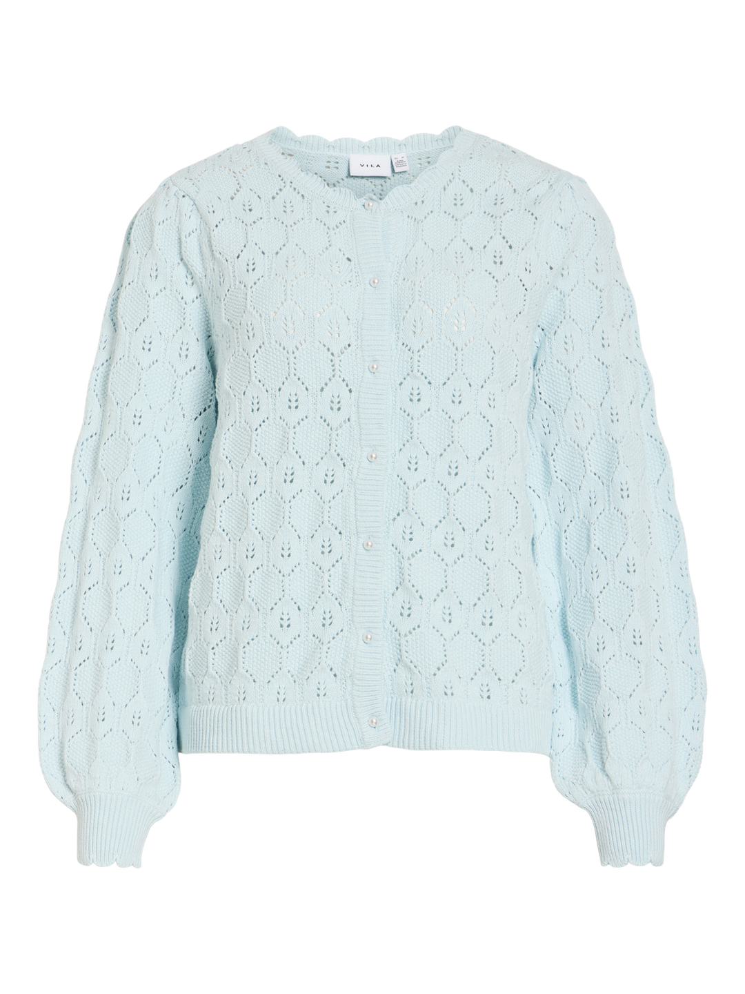 Vilowen L/s O-Neck Knit Cardigan/pb/r/1