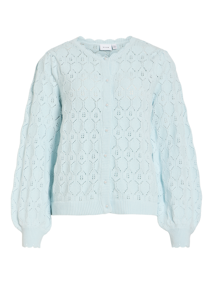 Vilowen L/s O-Neck Knit Cardigan/pb/r/1