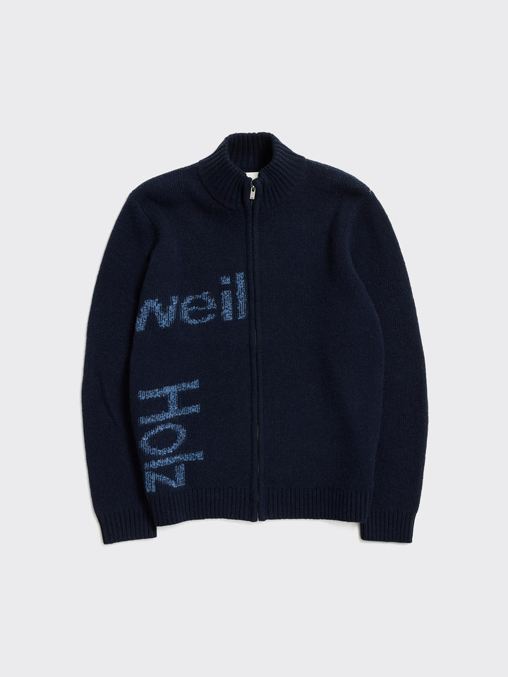 Haza Logo Zip Cardigan