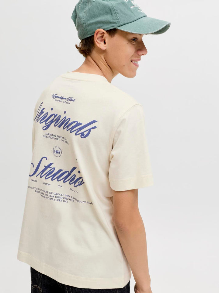 Jornorrebro Typo Tee Ss Crew Neck Sn Jnr