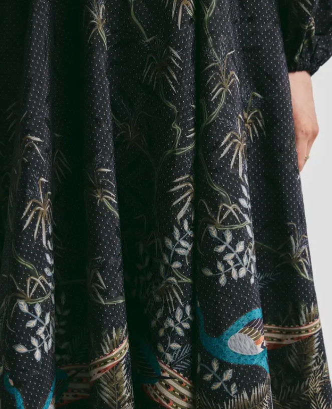Jacquard Midi Dress