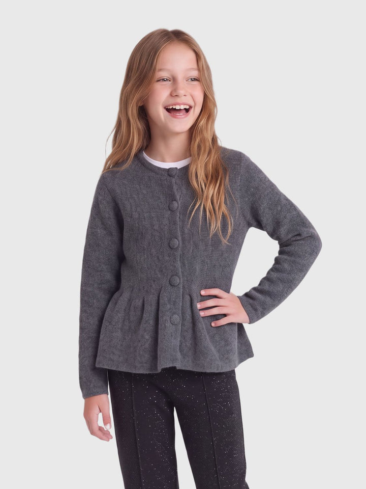 KOGPIRUET PEPLUM CRDIGAN