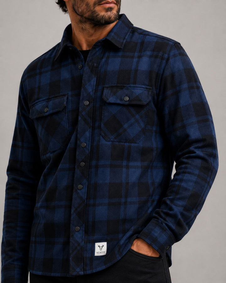New Adrian Cotton Check Shirt