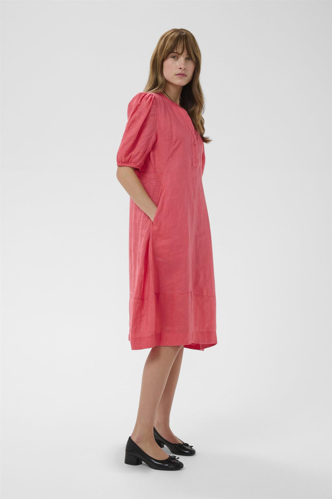 Cuaniela Molly Ss Placket Dress