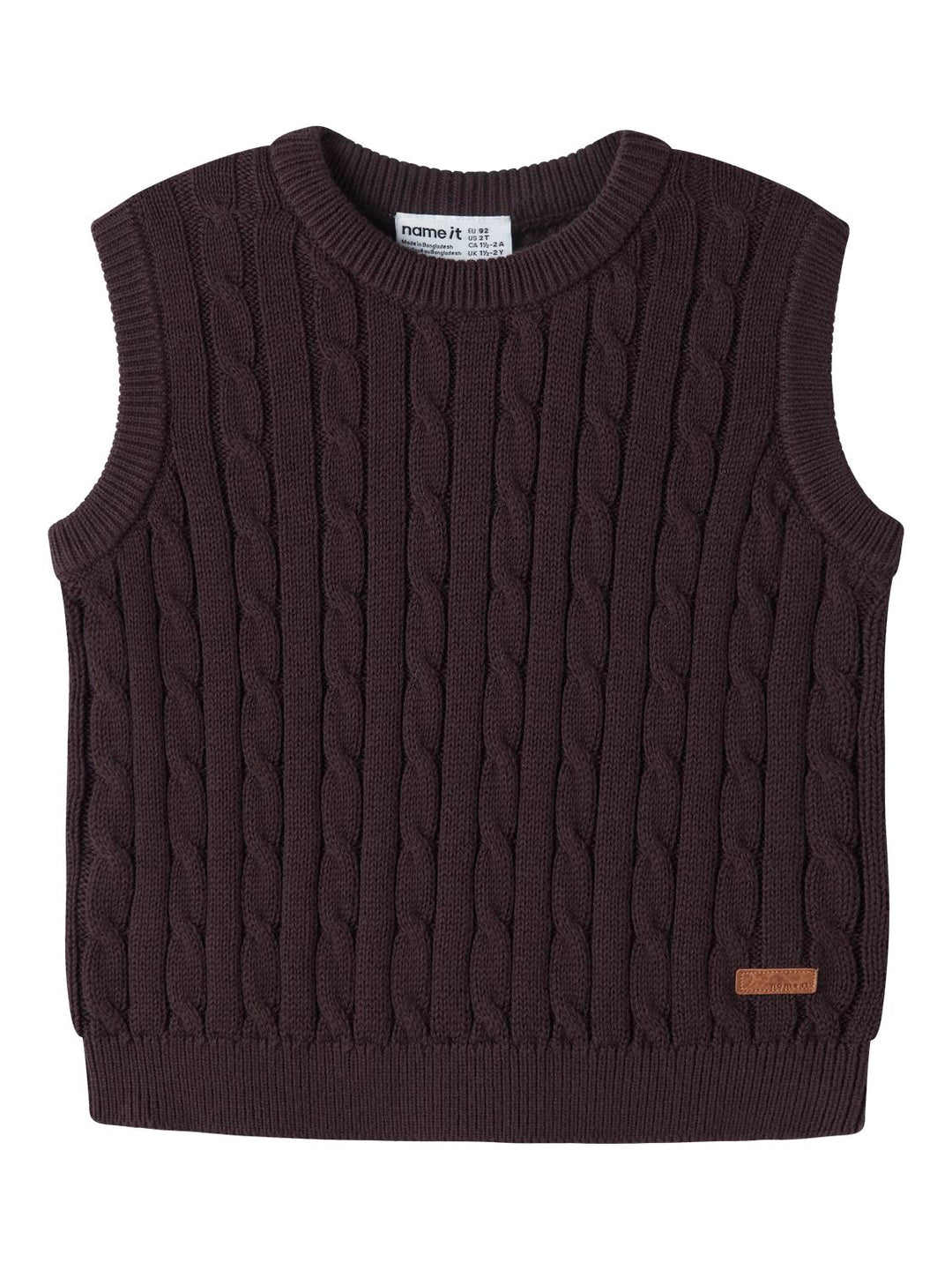 NMMRAFFAT STRIKKET VEST