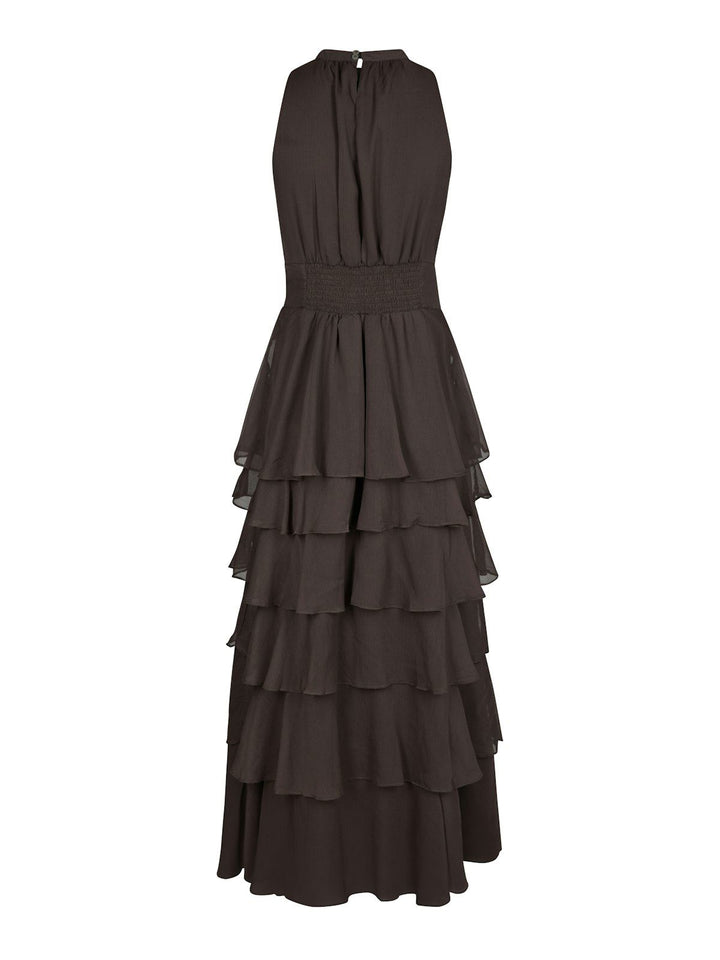 Marli Solid Chiffon Dress
